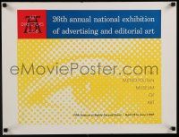 3x422 26TH ANNUAL NATIONAL EXHIBITION OF ADVERTISING & EDITORIAL ART 2-sided art exhibition '47