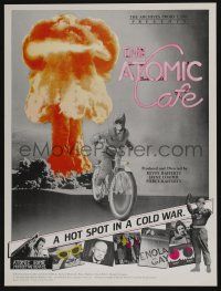 3x231 ATOMIC CAFE 18x24 special '82 great colorful nuclear bomb explosion image!