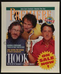 3x287 HOOK 17x21 special '91 pirate Dustin Hoffman hooks Robin Williams, Spielberg!