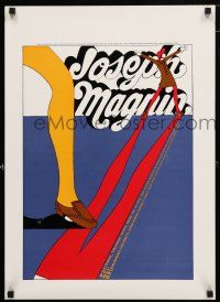 3x490 JOSEPH MAGNIN 18x25 advertising poster '70s cool art, it's a leg watcher's year!