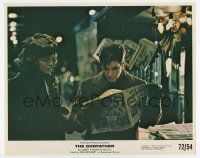 3y017 GODFATHER color 8x10 still '72 Diane Keaton watches Al Pacino learn his father has been shot!