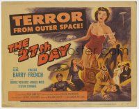 3z026 27th DAY TC '57 terror from space, five people given the power to destroy nations!