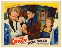 3z510 ACES WILD LC '37 Gertrude Messinger watches Harry Carey fighting with bad man!