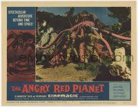 3z061 ANGRY RED PLANET LC #4 '60 great close up of astronauts attacked by monster tentacles!