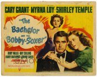 3z198 BACHELOR & THE BOBBY-SOXER TC '47 Cary Grant dates Shirley Temple & sexy Myrna Loy!