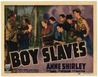 3z220 BOY SLAVES TC '39 great image of tough teens with rifles, RKO's version of Dead End Kids!
