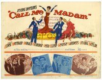 3z227 CALL ME MADAM TC '53 Ethel Merman, Donald O'Connor & Vera-Ellen sing Irving Berlin songs!