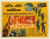 3z032 CAT-WOMEN OF THE MOON TC '53 campy cult classic, see the lost city of love-starved women!