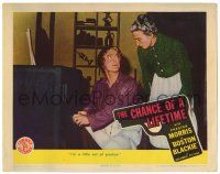 3z577 CHANCE OF A LIFETIME LC '43 Chester Morris as Boston Blackie in drag cracking safe!