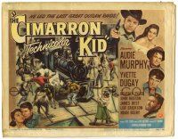 3z235 CIMARRON KID TC '52 Budd Boetticher, Audie Murphy led the last great outlaw raids!