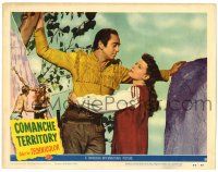 3z592 COMANCHE TERRITORY LC #8 '50 Maureen O'Hara, Macdonald Carey, Native Americans!