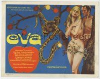 3z258 EVA int'l TC '69 sexy art of Adam & Eve with snake, the facts of life & love!