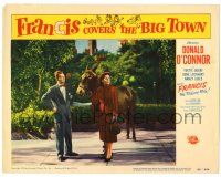 3z643 FRANCIS COVERS THE BIG TOWN LC #6 '53 the talking mule, Donald O'Connor, nancy Guild!