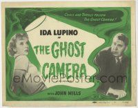 3z280 GHOST CAMERA TC R49 English crime thriller, young sexy Ida Lupino, Henry Kendall!