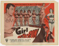 3z283 GIRL ON THE RUN TC '53 sexy innocent girls caught in a web of a vice racket!