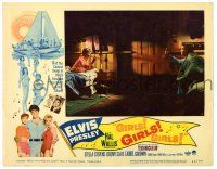 3z654 GIRLS GIRLS GIRLS LC #8 '62 Elvis Presley lighting matches in different beds w/Goodwin!