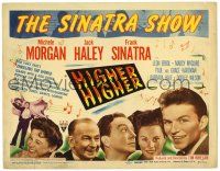3z301 HIGHER & HIGHER TC '43 super young Frank Sinatra, Michele Morgan, Jack Haley!