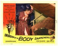 3z016 INVASION OF THE BODY SNATCHERS LC '56 Kevin McCarthy finds pod in cellar, classic sci-fi!