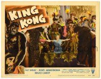 3z115 KING KONG LC #6 R56 natives prepare to sacrifice Fay Wray to the gigantic ape!