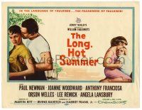 3z341 LONG, HOT SUMMER TC '58 Paul Newman, Joanne Woodward, Faulkner, directed by Martin Ritt!