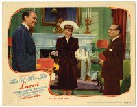 3z753 LURED LC #2 '47 Lucille Ball, George Sanders, Cedric Hardwicke, directed by Douglas Sirk!