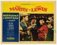 3z828 PARDNERS LC #4 '56 wacky Jerry Lewis with many guns in face - uncredited Lon Chaney Jr.!