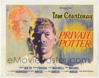 3z386 PRIVATE POTTER TC '62 soldier Tom Courtenay has a religious experience, cool art!