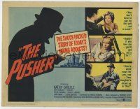 3z388 PUSHER TC '59 Harold Robbins early drug movie, Daddy, if you love me you'll get me a fix!