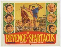 3z395 REVENGE OF SPARTACUS int'l TC '65 Michele Lupo's La vendetta di Spartacus, cool artwork!