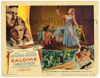 3z867 SALOME LC #4 '53 sexy Rita Hayworth admires herself in mirror, directed by William Dieterle