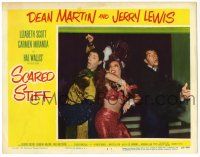3z872 SCARED STIFF LC #3 '53 close up of sexy Carmen Miranda between Dean Martin & Jerry Lewis!