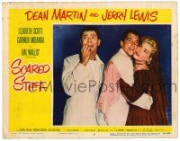 3z873 SCARED STIFF LC #8 '53 terrified Jerry Lewis w/ Dean Martin & sexiest Lizabeth Scott!