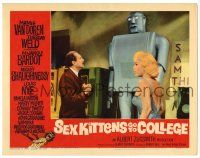 3z882 SEX KITTENS GO TO COLLEGE LC #3 '60 wacky image of sexy Mamie Van Doren with huge robot!