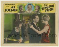 3z888 SINGING FOOL LC '28 cigarette girl watches Betty Bronson embrace Al Jolson, blackface images!