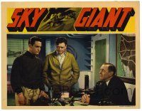 3z890 SKY GIANT LC '38 pilots Richard Dix & Chester Morris with a seated Harry Carey!