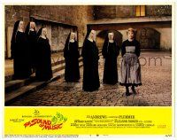 3z898 SOUND OF MUSIC LC #6 '67 Mother Superior Peggy Wood & nuns watch Julie Andrews leave convent!