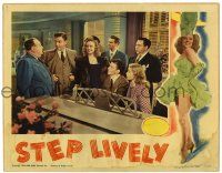 3z906 STEP LIVELY LC '44 young Frank Sinatra, George Murphy, Gloria DeHaven, Eugene Pallette