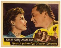 3z930 THOSE ENDEARING YOUNG CHARMS LC '45 Robert Young looks lovingly at beautiful Laraine Day!