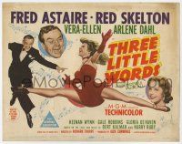3z453 THREE LITTLE WORDS TC '50 Fred Astaire & Red Skelton watch Gloria De Haven sing a song!