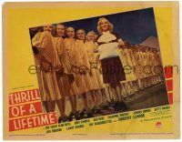 3z936 THRILL OF A LIFETIME LC '37 Betty Grable with chorus line in choir robes & roller skates!