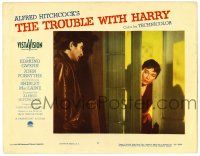 3z956 TROUBLE WITH HARRY LC #6 '55 Alfred Hitchcock black comedy, Shirley MacLaine w/ Royal Dano!
