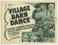 3z475 VILLAGE BARN DANCE TC R48 radio's brightest stars, Vera Vague, The Kidoodlers, Don Wilson!