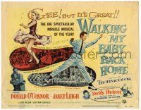3z479 WALKING MY BABY BACK HOME TC '53 dancing Donald O'Connor & sexy Janet Leigh,it's great!