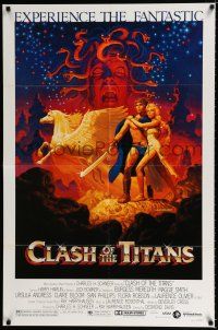 4a175 CLASH OF THE TITANS 1sh '81 Harryhausen, great fantasy art by Greg & Tim Hildebrandt!