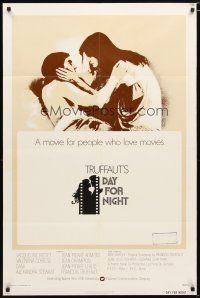 4a225 DAY FOR NIGHT int'l 1sh '73 Francois Truffaut's La Nuit Americaine, Jacqueline Bisset