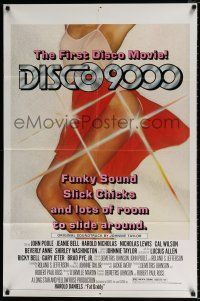 4a256 DISCO 9000 1sh '77 John Poole, sexy dancing girl, funky sound & slick chicks!