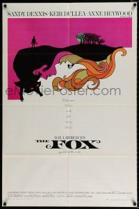 4a331 FOX 1sh '68 Sandy Dennis, Kier Dullea, Anne Heywood, cool art by L & D Dillon!