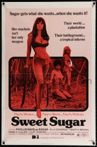 4a857 SWEET SUGAR 1sh '72 sexy bad girls, Sugar gets what she wants...when she wants it!