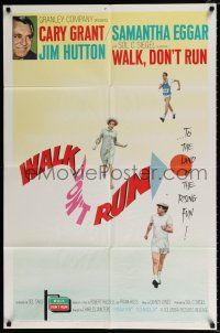 4a957 WALK DON'T RUN 1sh '66 Cary Grant, Samantha Eggar, Jim Hutton, Olympics!