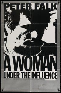 4a979 WOMAN UNDER THE INFLUENCE 1sh '74 John Cassavetes, Peter Falk, Gena Rowlands, cool design!